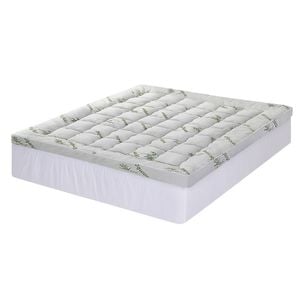 Giselle 11cm Bamboo Fabric Pillowtop Topper 1500gsm King