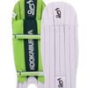 Kookaburra Kahuna Pro 500 Wicket Keeping Legguards (White, Short Handle)
