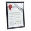 Unigift Certificate Glass Picture Photo Frame A4 21x29.7cm Black/Black