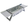 NNEOBA Folding Charcoal Grill Stove Silver