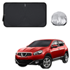 Front Windscreen Sun Shade for Nissan Dualis 2007 - 2014 J10 - Standard 150 x 85 cm - Black