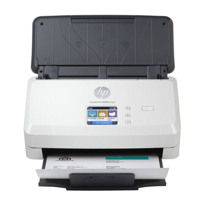 HP ScanJet Pro N4000 snw1 Scanner – 600dpi, 48-bit Color, 40ppm Mono/Color, Sheetfed