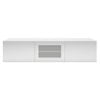 1.8m White Glacia Floating TV Unit