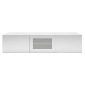 1.8m White Glacia Floating TV Unit