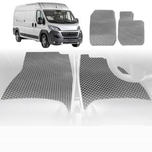 6D Diamond Car Floor Mats for FIAT Ducato 2006-Current-Outback GT