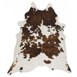 Premium Brazilian Cow Hide Natural White 200x150 Cm Appox - Medium Indoor Floor Rug