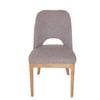 Sk Designer Living | Maribel Boucle Dining Chair | Natural Legs - Grey Bouclé