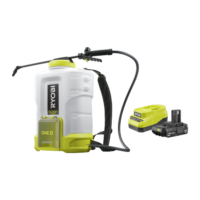 RYOBI 18V ONE+ 15L Backpack Sprayer 2Ah Kit R18BPS12