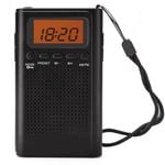 Laser Digital AM/FM Pocket Radio With Speaker