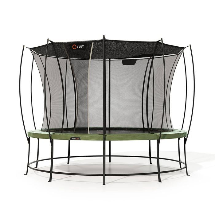 VULY Ultra 2 Pro Large 14ft Trampoline with Enclosure - Round Kids Trampolines Bundle With Shade Cover