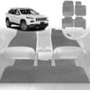 6D Diamond Car Floor Mats for Jeep Cherokee 2014-Current-Full Set-Grey-Outback GT