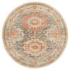The Rug Connection Heritage 853 Gold 200x200cm - Medium Round Transitional Pet Friendly Indoor Rug