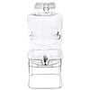 Rink Drink Glass Drinks Dispenser with Tap & Chrome Stand - 8.7L