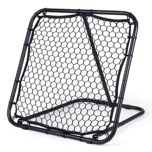 Costway 101x101cm Football Rebounder Kickback Rebound Net 7 Angle