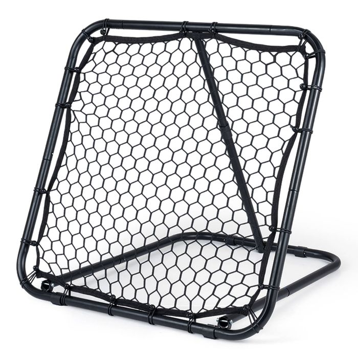 Costway 101x101cm Football Rebounder Kickback Rebound Net 7 Angle