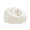 Huxford Grove The Gulgong Sheepskin Long Wool Bean Bag - Ivory