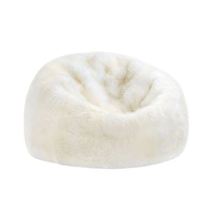 Huxford Grove The Gulgong Sheepskin Long Wool Bean Bag - Ivory