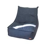 Boss Bean Bag Chairs - Washed Canvas - Black - Indoor Beanbag Cover - Room Décor