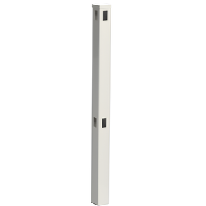 RapidFence 102 x 102 x 1900mm White Garden Picket PVC Corner Post