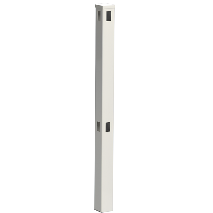 RapidFence 102 x 102 x 1900mm White Garden Picket PVC Corner Post