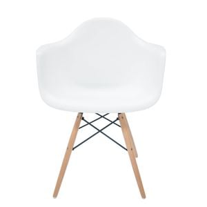 Sk Designer Living | Replica Eames Daw Eiffel Chair | Plastic & Natural - White