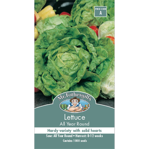 Mr Fothergill's All Year Round  Lettuce Vegetable Seeds