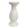 Stoneware Ceramic Lopez 29.5cm Pillar Candle Holder Home Desk Decor Large White
