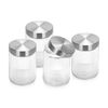 4pc Fissman Australia Glass Airtight Storage Jars 1300ml