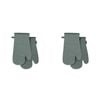 2x 2pc Eco Ladelle Recycled Leaf Oven Mitt Reusable/Washable Pot Holder Green