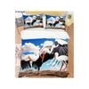 3D Cartoon Animal Panda 002 Bed Pillowcases Quilt King Size