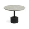 Delano grey terrazzo side table  55cm