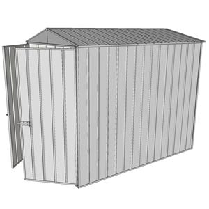 Build-a-Shed 1.5 x 2.3 x 2.3m Gable Shed without Side Doors - Zinc