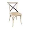 Bolero Bentwood Chairs with Metal Cross Backrest (2 Pack) - DR306