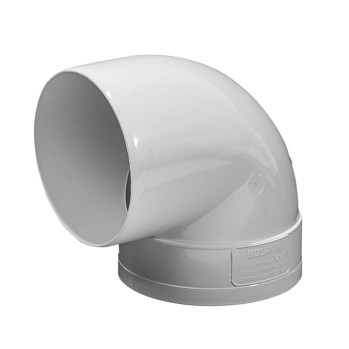 Holman 90mm 90° M&F PVC Stormwater Elbow