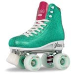 Crazy Skates GLAM Glitter Roller Skates - Teal Glitter