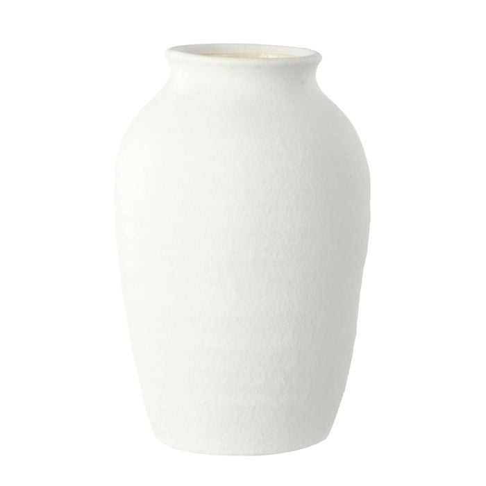 Amalfi Kamari Clay Vase Large White 22x22x34cm