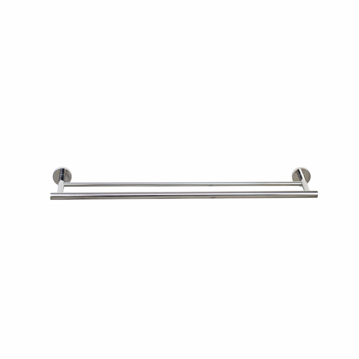 Barelli Toscana 60cm Polished Chrome Double Towel Bar