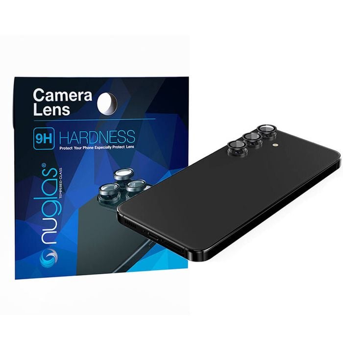 Camera Lens Screen Protector Nuglas Tempered Glass For Samsung Galaxy S24 Plus Black