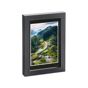 Nicola Spring Photo Frame with 4" x 6" Mount - 5" x 7" - Black