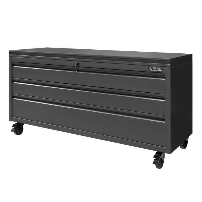 Pinnacle 820 x 1500 x 520mm Lift Top XL 3 Drawer Storage Unit