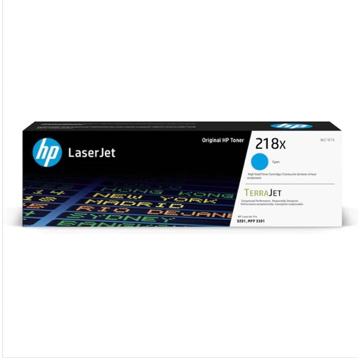 HP 218X High Yield CYAN LaserJet Toner Cartridge