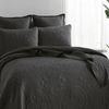 Renee Taylor Asher Jacquard 65x65cm Euro Pillowcase Rectangle Pillow Cover Grey