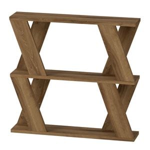 Levede Coffee Table with Magazine Rack in Dark Oak Colour