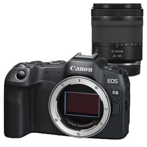 Canon EOS R8 (24-105MM) FX Mirrorless Camera
