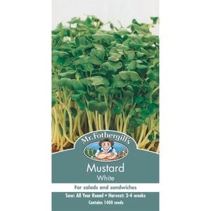Mr Fothergill's Mustard White Seeds