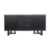 Rocky 160cm Buffet Table Dark Grey