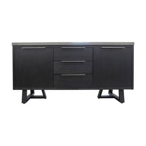 Rocky 160cm Buffet Table Dark Grey