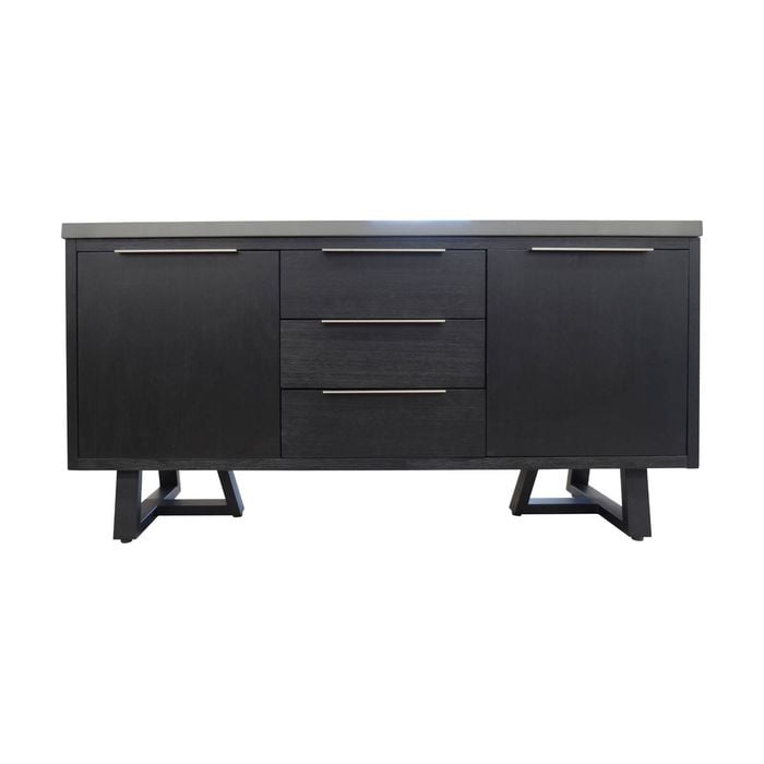 Rocky 160cm Buffet Table Dark Grey