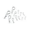 Pinnacle 3/16 - 7/16" Zinc Plated Assorted R Clip - 12 Pack