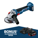 Bosch 18V Professional Brushless Angle Grinder 06019J4002 - Skin Only